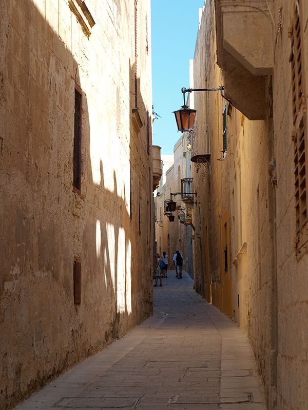 Estructura urbana de Gozo. Malta