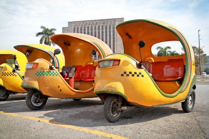 Cocotaxi en Cuba para turismo