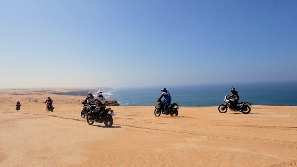 viajes en moto trail