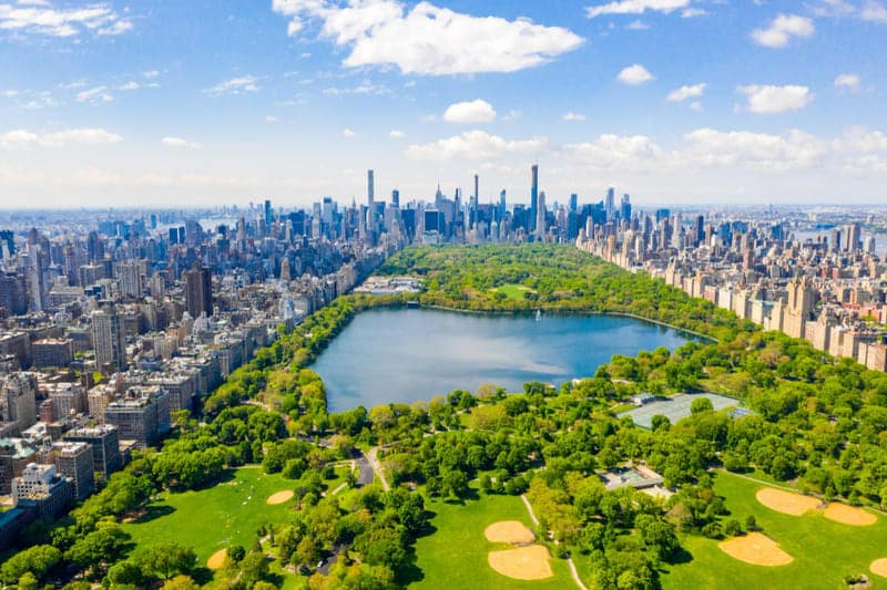 Si te agobia el bullicio de la ciudad, el Central Park es el lugar perfecto para escaparte.