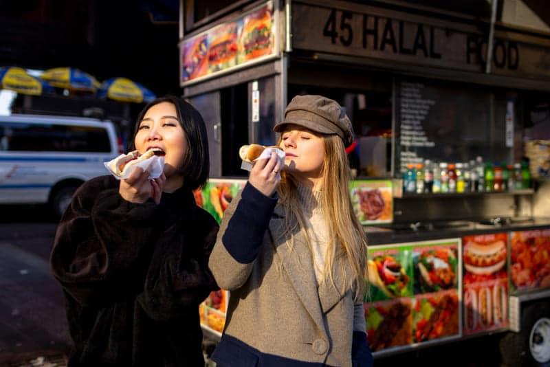 Los foodtracks son un recurso habitual para comer en Nueva York.
