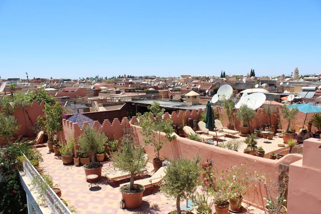 Si quieres ver Marrakech desde una bella perspectiva, un riad es el lugar perfecto.