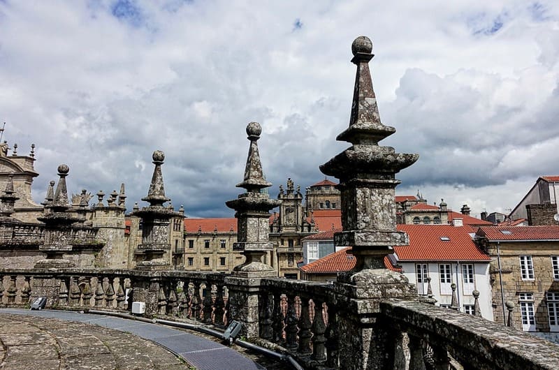 Casco histórico, uno de los lugares que ver en Santiago de Compostela