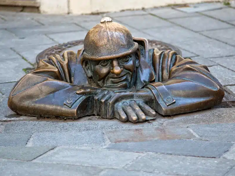 Estatuas de Bratislava, una de las cosas que ver en Bratislava